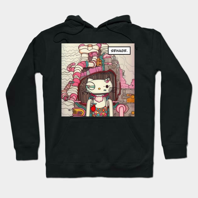 sewage Hoodie by dailydadacomic